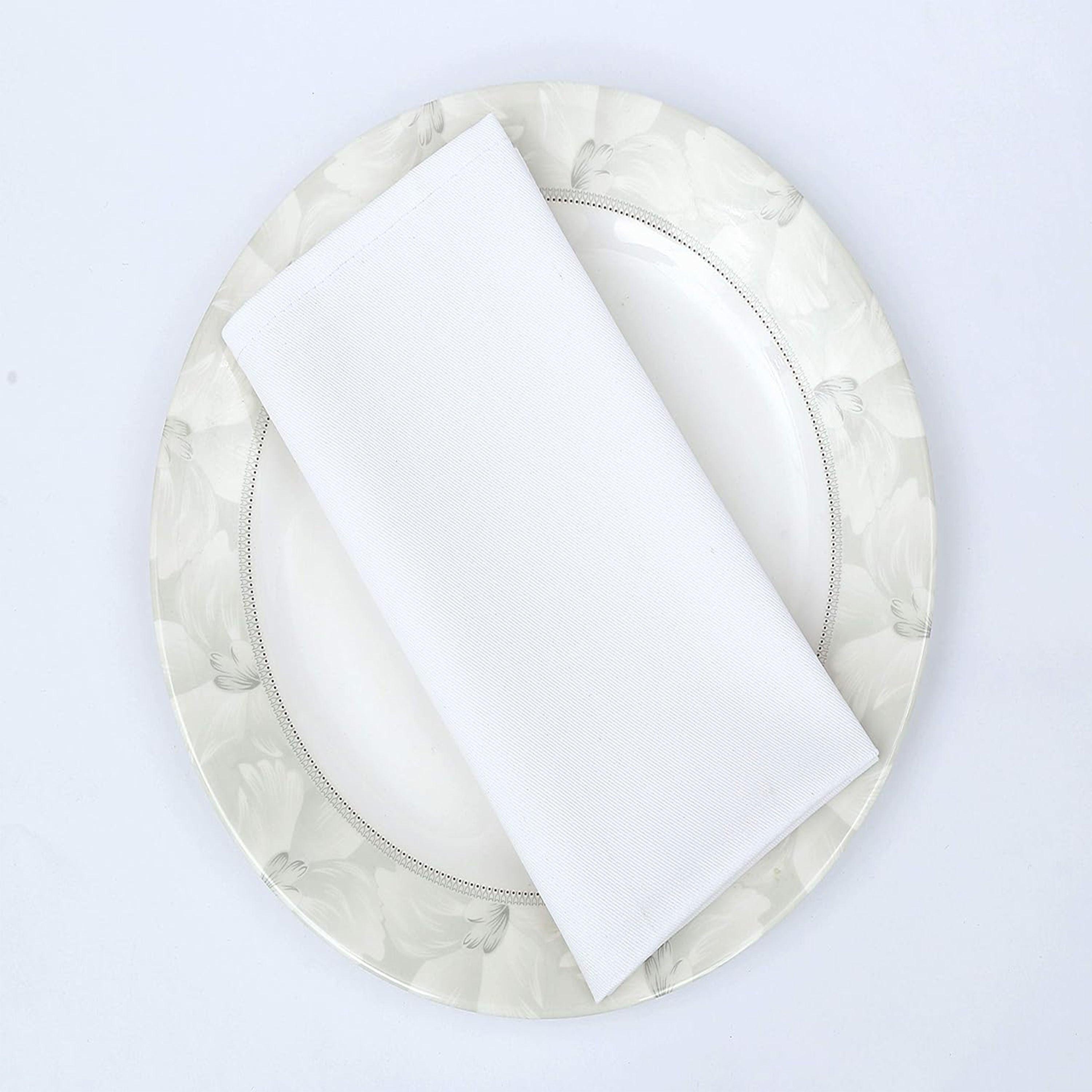 12 Pack Cotton Napkins 18x18 - Hotel Quality for Parties and Weddings