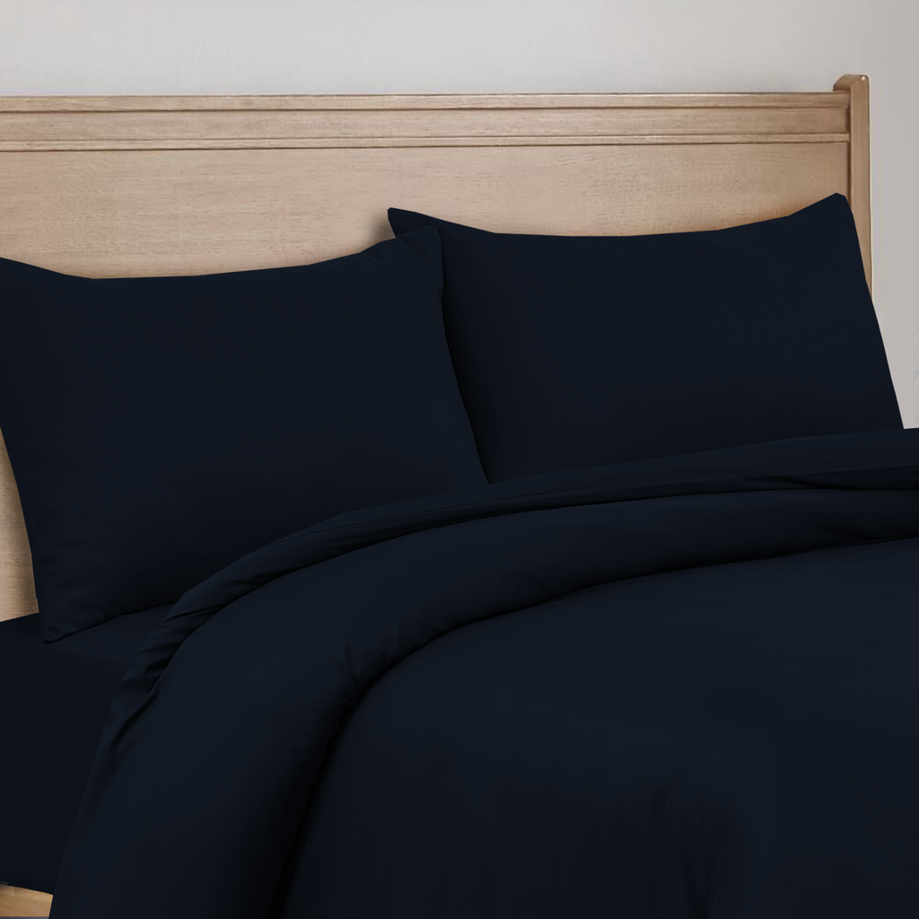 MillPrice Luxury 3-Piece Microfibre Duvet Cover Set – Single, Double, King & Super King