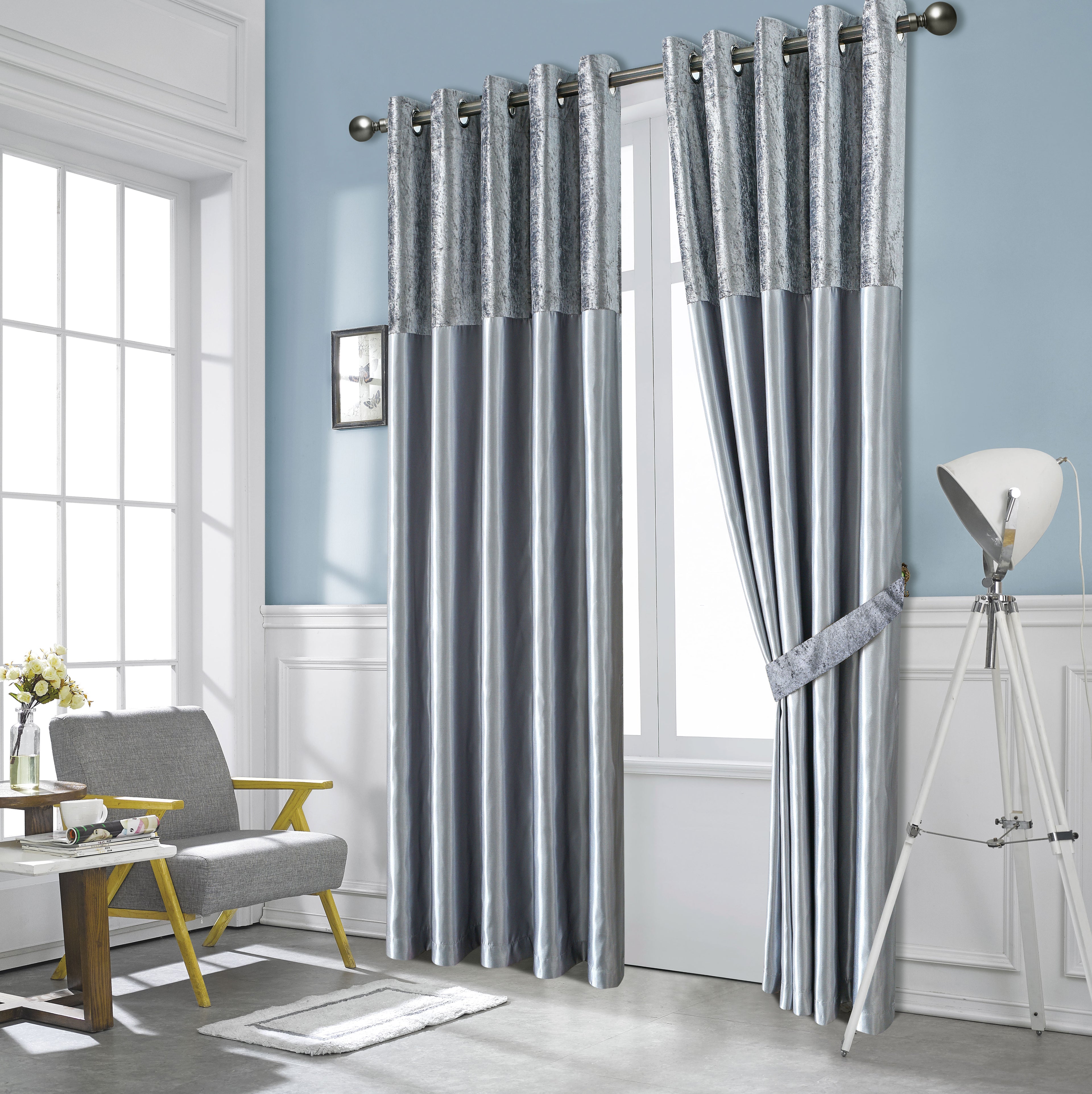 Silk Velvet Curtains – Luxury Blackout Style Panel Pair