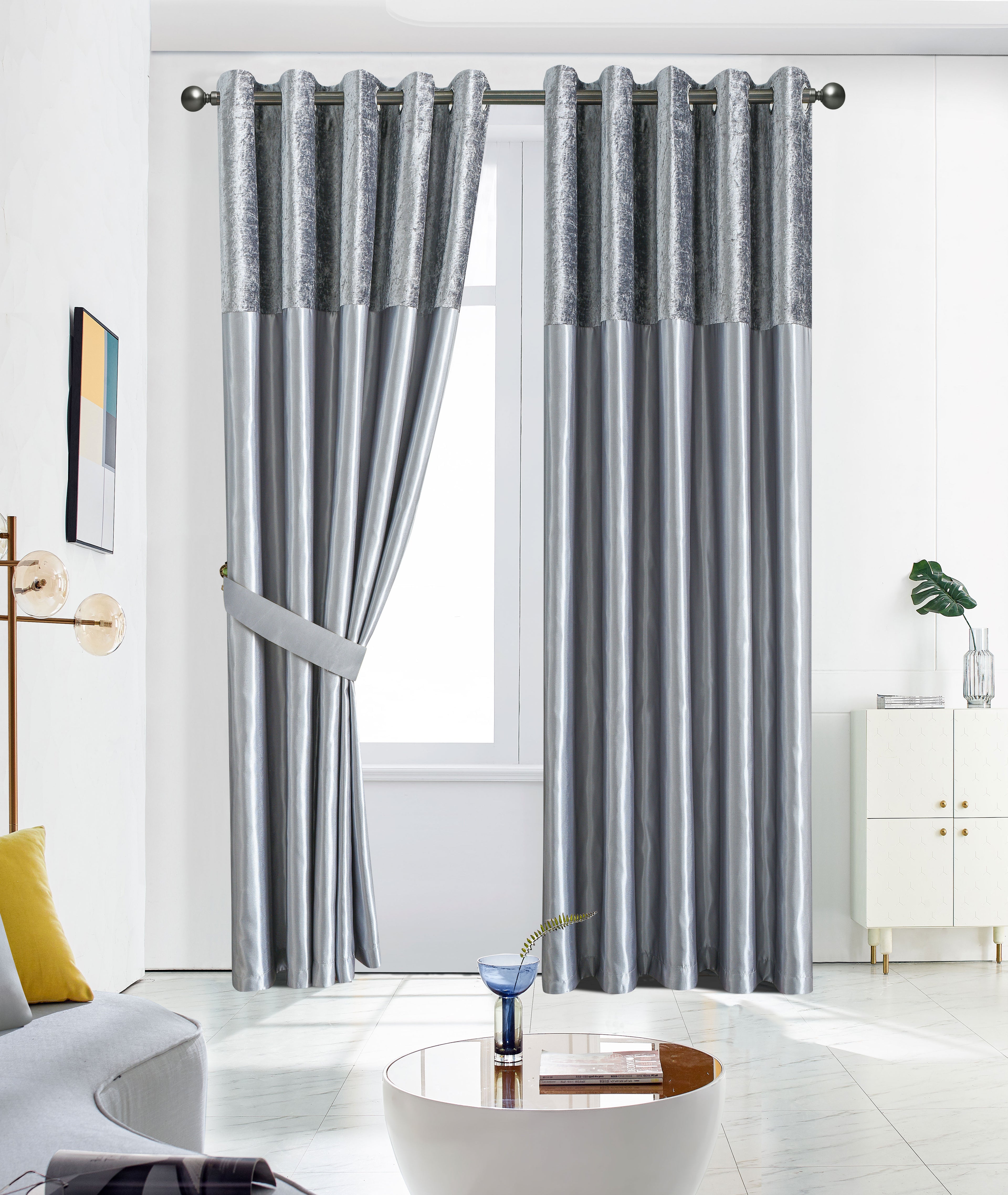 Silk Velvet Curtains – Luxury Blackout Style Panel Pair