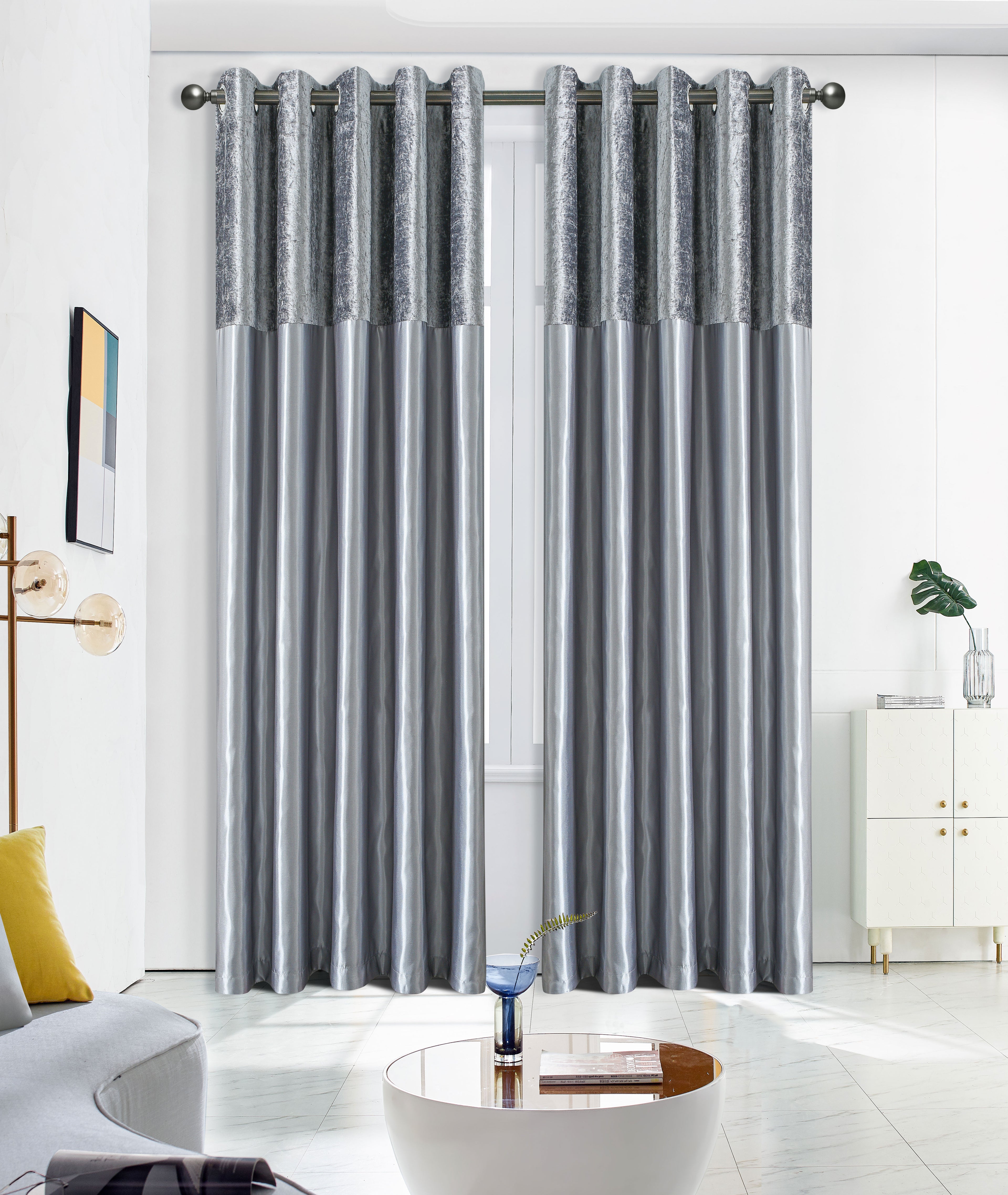 Silk Velvet Curtains – Luxury Blackout Style Panel Pair