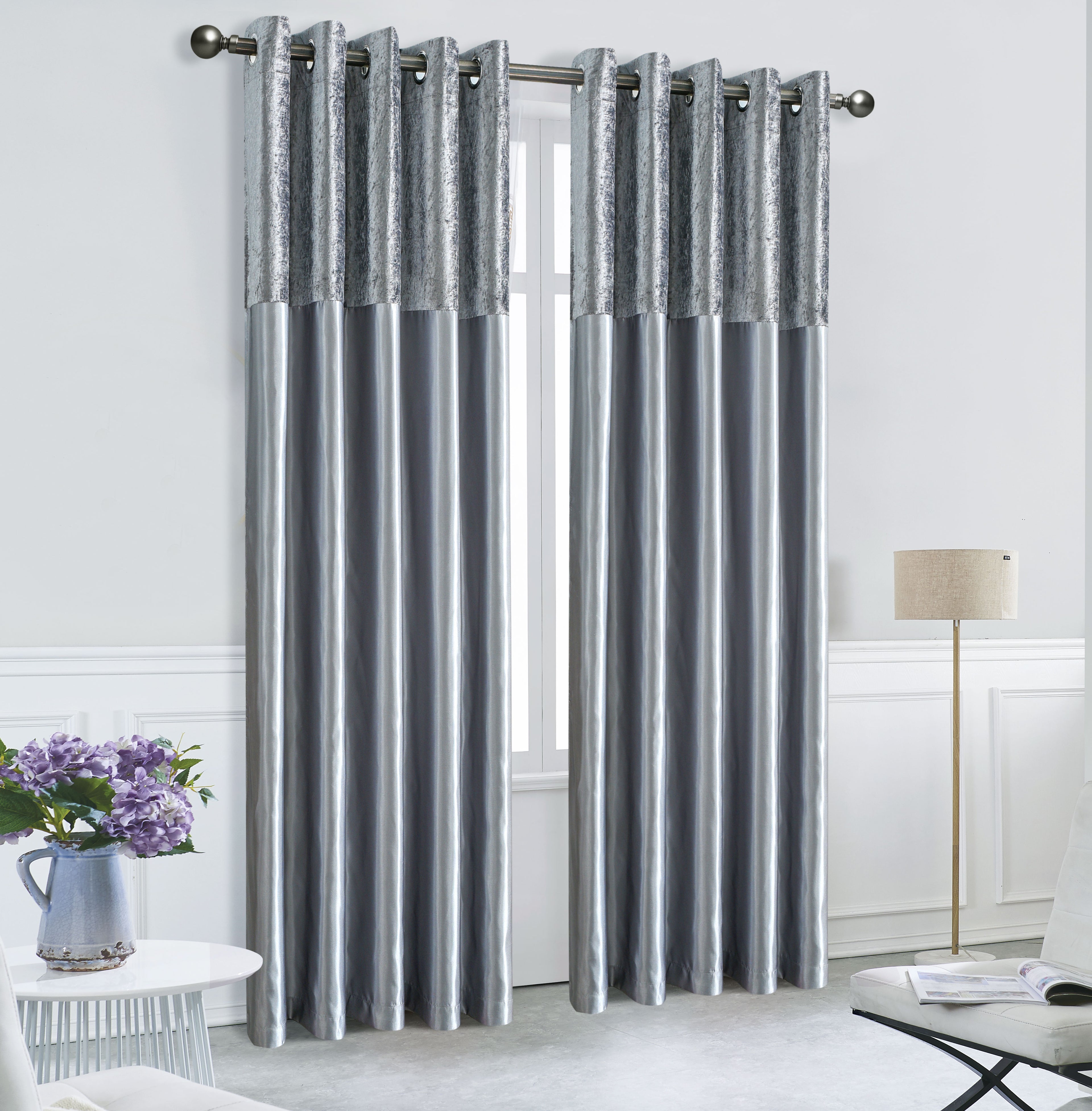 Silk Velvet Curtains – Luxury Blackout Style Panel Pair