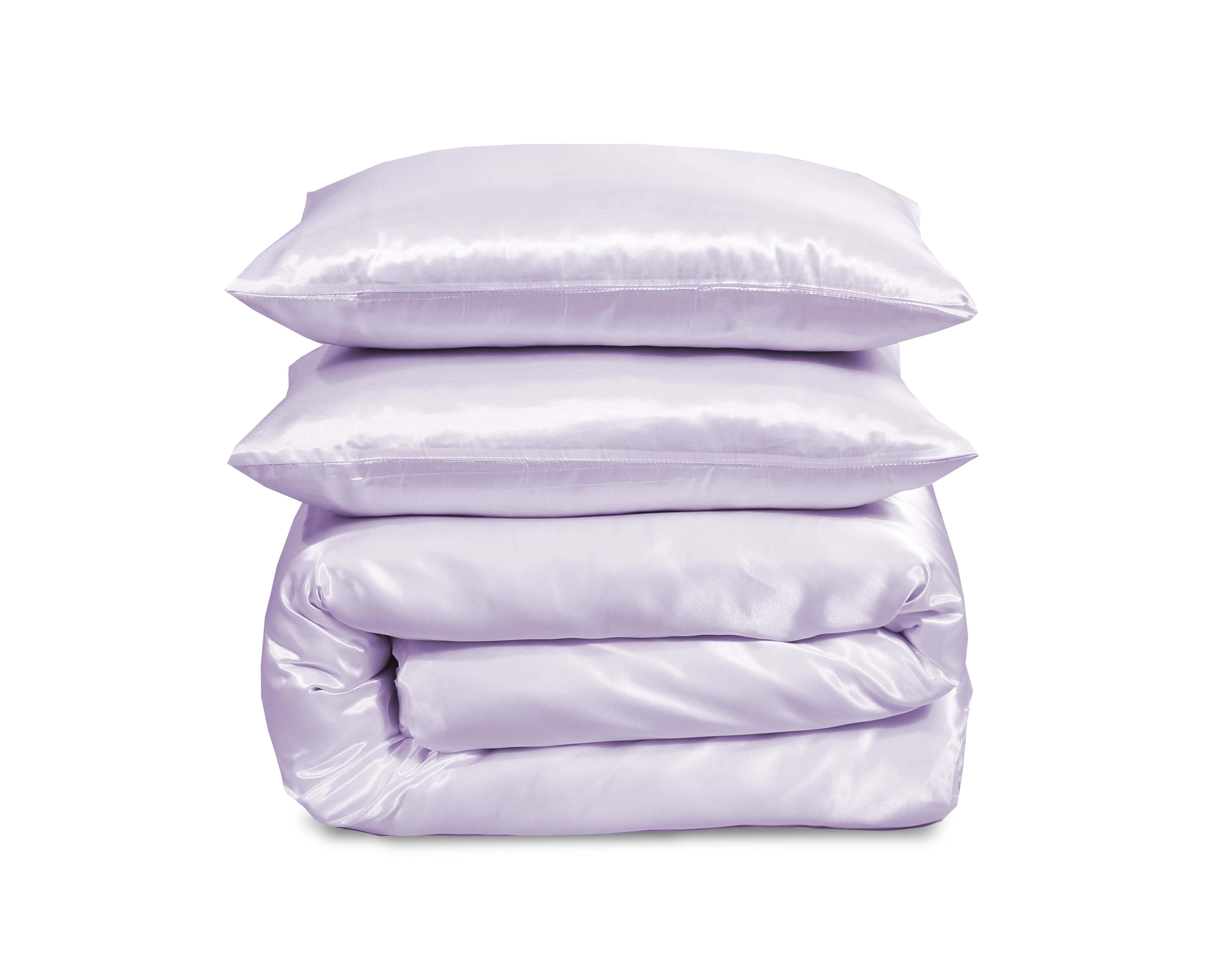 Luxury Satin Silk 6-Piece Bedding Set – Duvet Cover, Fitted Sheet & Pillowcases – Hotel-Style Soft, Elegant Bed Linen UK Sizes