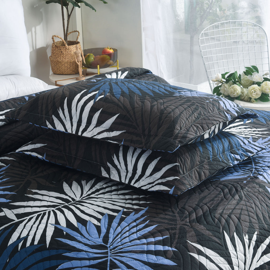 Luxury 3 Piece Bedding Set – Soft Microfibre Bedspread with Pillowcases | Lightweight & Cosy Bedspread-Milan