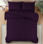MillPrice Luxury 3-Piece Microfibre Duvet Cover Set – Single, Double, King & Super King