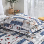 Luxury 3 Piece Bedding Set – Soft Microfibre Bedspread with Pillowcases | Lightweight & Cosy Bedspread-Milan