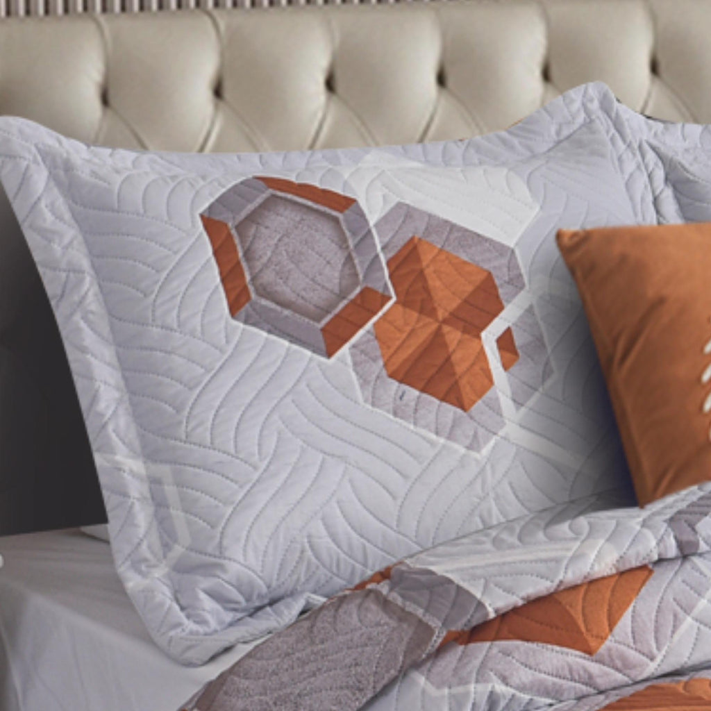 Luxury 3 Piece Bedding Set – Soft Microfibre Bedspread with Pillowcases | Lightweight & Cosy Bedspread-Milan