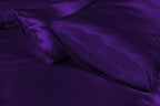 MillPrice Luxury 10 Piece Satin Bedding Set Duvet Cover Fitted Sheet Pillowcases Sleep Mask & Hair Accessories