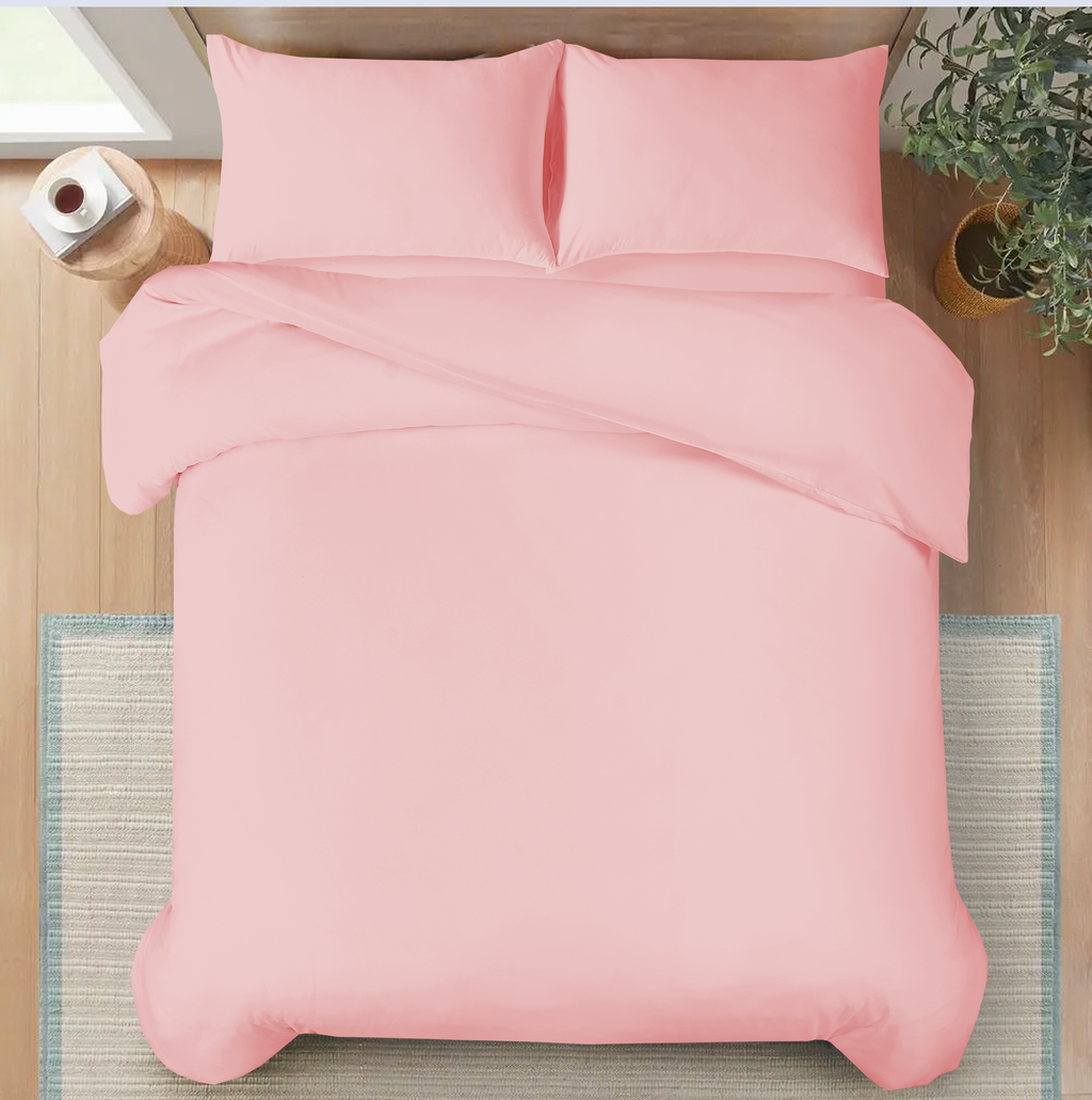 MillPrice Luxury 3-Piece Microfibre Duvet Cover Set – Single, Double, King & Super King