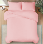 MillPrice Luxury 3-Piece Microfibre Duvet Cover Set – Single, Double, King & Super King