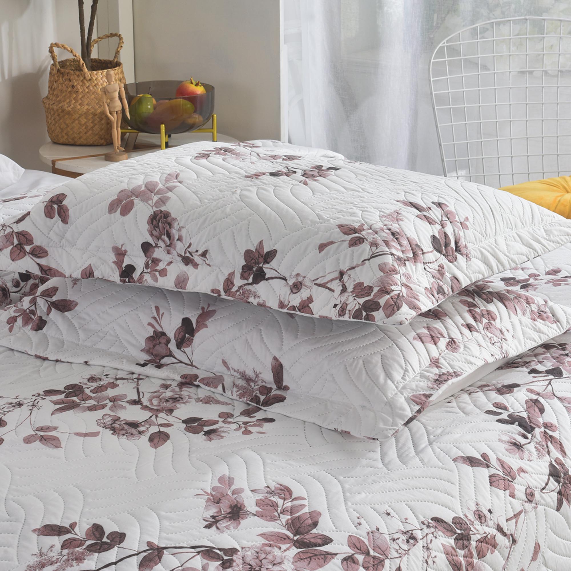 Luxury 3 Piece Bedding Set – Soft Microfibre Bedspread with Pillowcases | Lightweight & Cosy Bedspread-Milan