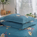 MillPrice Quilted 3-Piece Bedspread Set – Elegant Layered Comfort with Coordinated Pillowcases