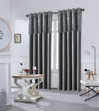 Silk Velvet Curtains – Luxury Blackout Style Panel Pair
