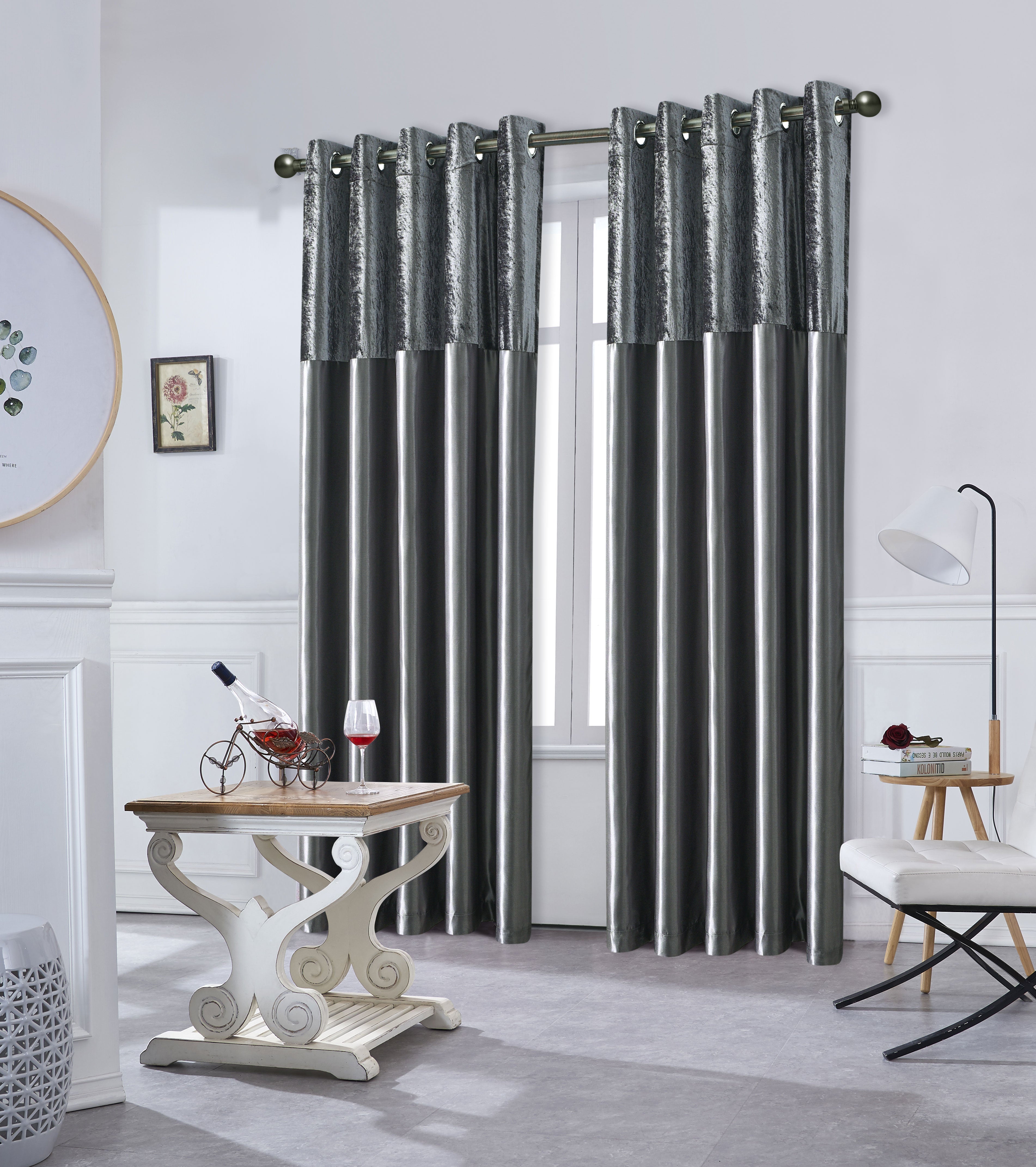 Silk Velvet Curtains – Luxury Blackout Style Panel Pair
