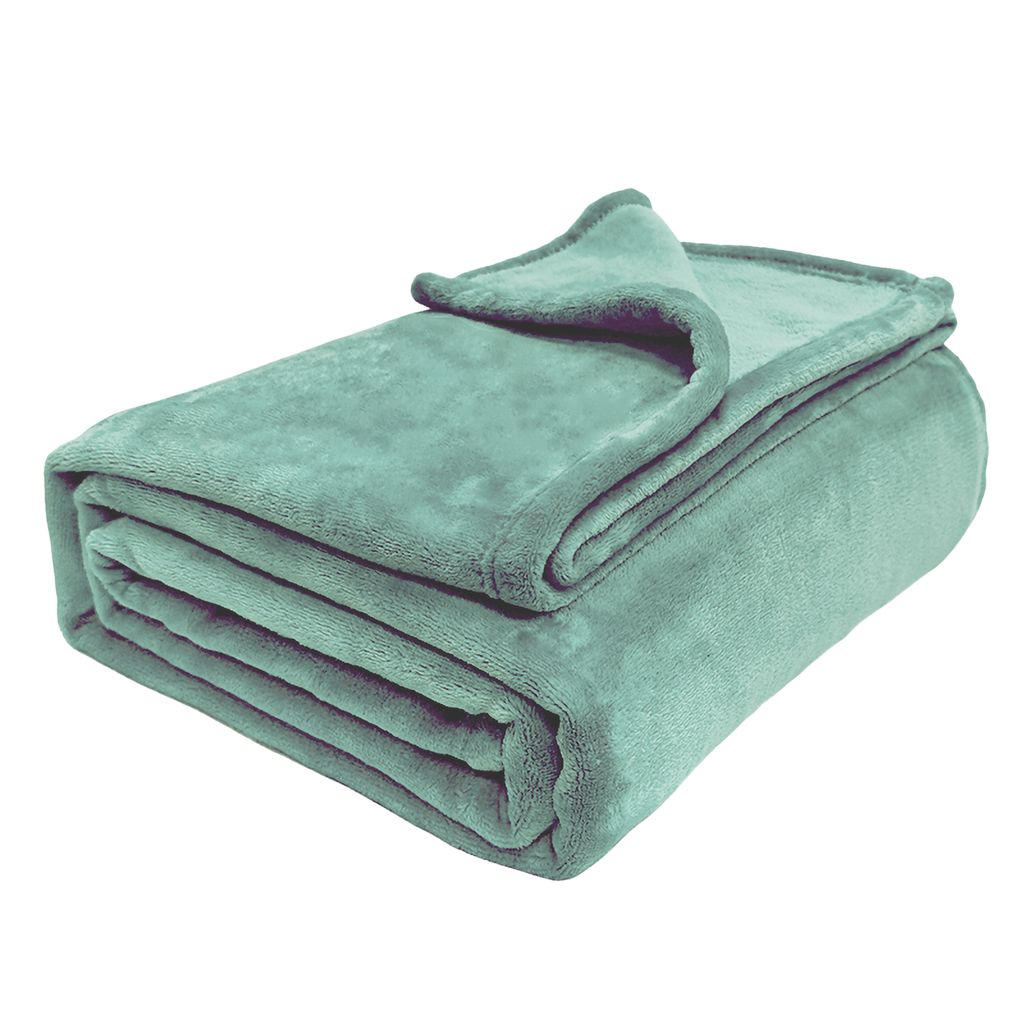 MillPrice Plain Fleece Throw Blanket – Soft Everyday Warmth