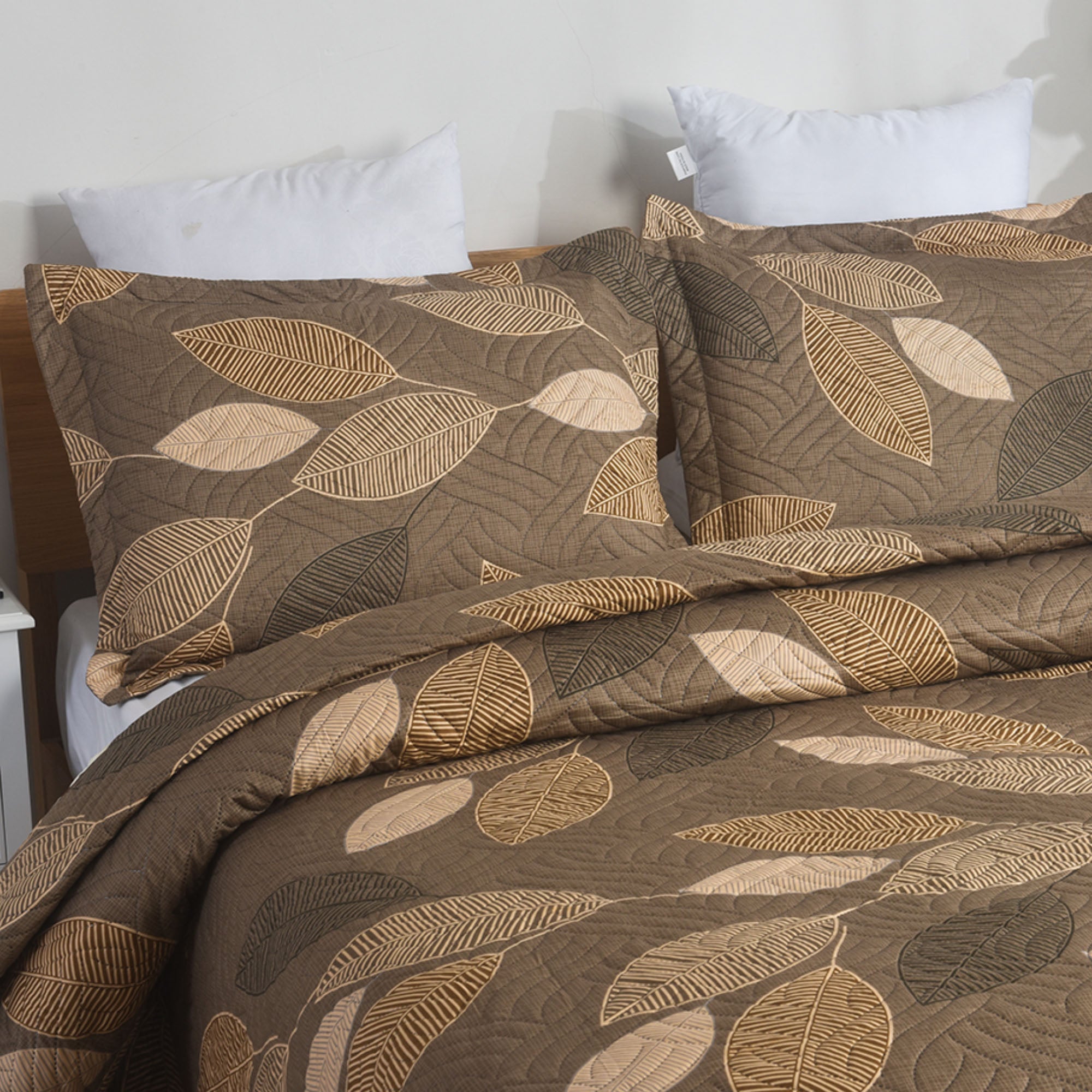Luxury 3 Piece Bedding Set – Soft Microfibre Bedspread with Pillowcases | Lightweight & Cosy Bedspread-Milan