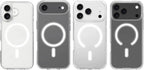 MillPrice Clear Magnetic Case for iPhone 17 Series – Slim Shockproof Protection with Tempered Glass