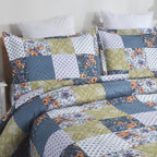 Luxury 3 Piece Bedding Set – Soft Microfibre Bedspread with Pillowcases | Lightweight & Cosy Bedspread-Milan