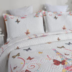 Luxury 3 Piece Bedding Set – Soft Microfibre Bedspread with Pillowcases | Lightweight & Cosy Bedspread-Milan