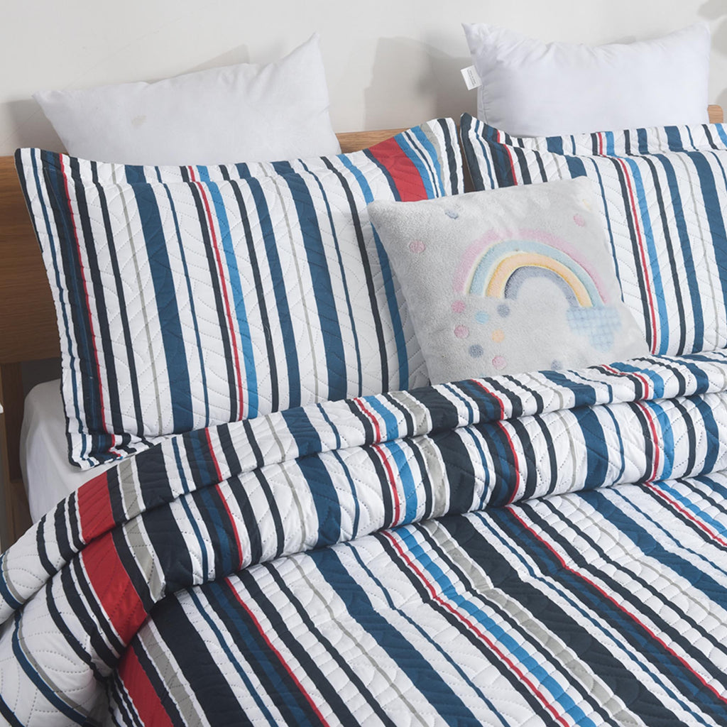 Luxury 3 Piece Bedding Set – Soft Microfibre Bedspread with Pillowcases | Lightweight & Cosy Bedspread-Milan