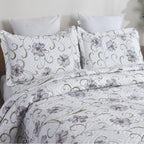 Luxury 3 Piece Bedding Set – Soft Microfibre Bedspread with Pillowcases | Lightweight & Cosy Bedspread-Milan