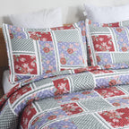 Luxury 3 Piece Bedding Set – Soft Microfibre Bedspread with Pillowcases | Lightweight & Cosy Bedspread-Milan
