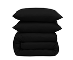 MillPrice Luxury 3-Piece Microfibre Duvet Cover Set – Single, Double, King & Super King