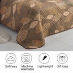 Luxury 3 Piece Bedding Set – Soft Microfibre Bedspread with Pillowcases | Lightweight & Cosy Bedspread-Milan