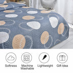 Luxury 3 Piece Bedding Set – Soft Microfibre Bedspread with Pillowcases | Lightweight & Cosy Bedspread-Milan
