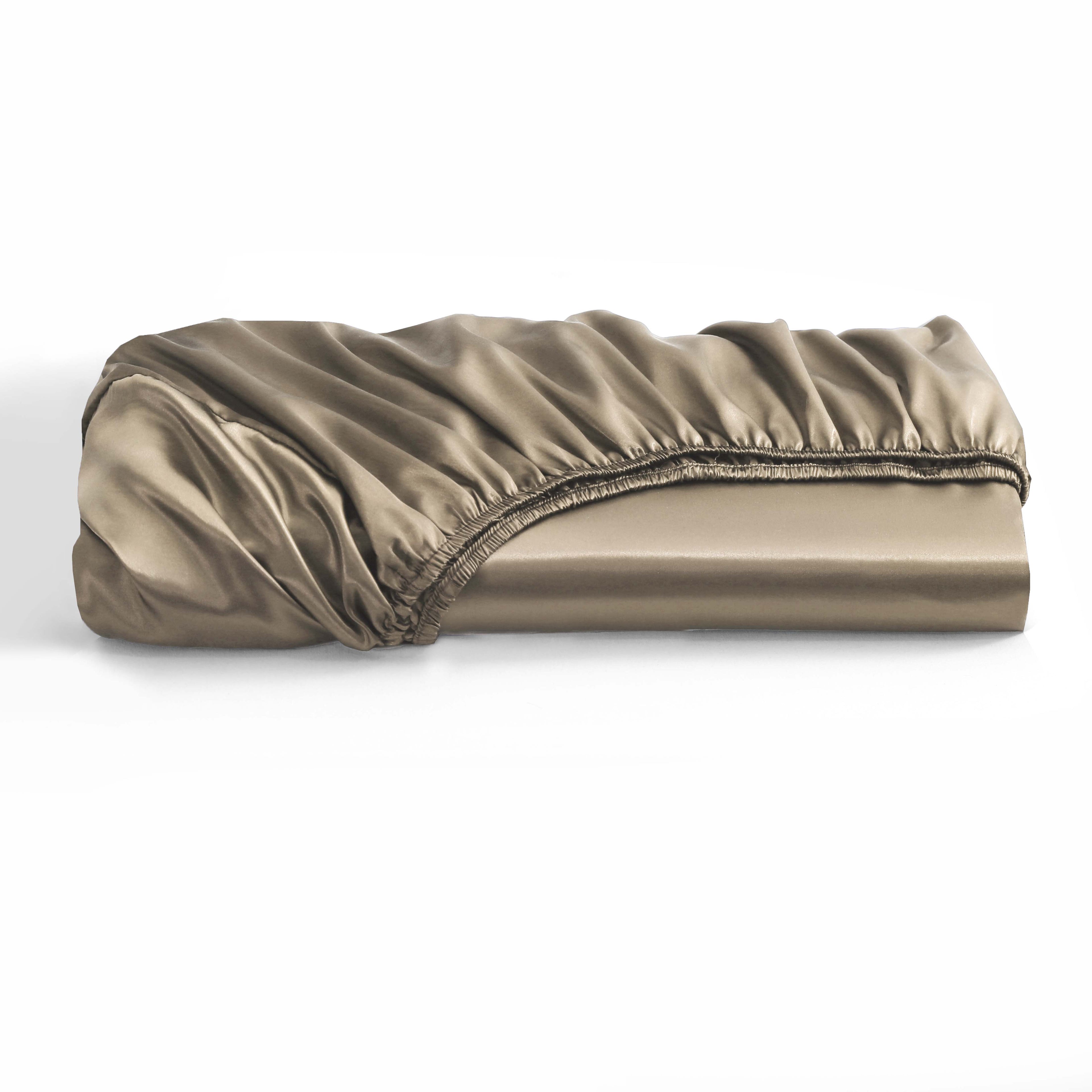 Luxury Satin Silk 6-Piece Bedding Set – Duvet Cover, Fitted Sheet & Pillowcases – Hotel-Style Soft, Elegant Bed Linen UK Sizes