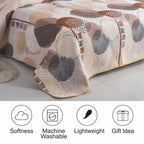 Luxury 3 Piece Bedding Set – Soft Microfibre Bedspread with Pillowcases | Lightweight & Cosy Bedspread-Milan
