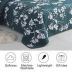 MillPrice Quilted 3-Piece Bedspread Set – Elegant Layered Comfort with Coordinated Pillowcases