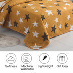 Luxury 3 Piece Bedding Set – Soft Microfibre Bedspread with Pillowcases | Lightweight & Cosy Bedspread-Milan
