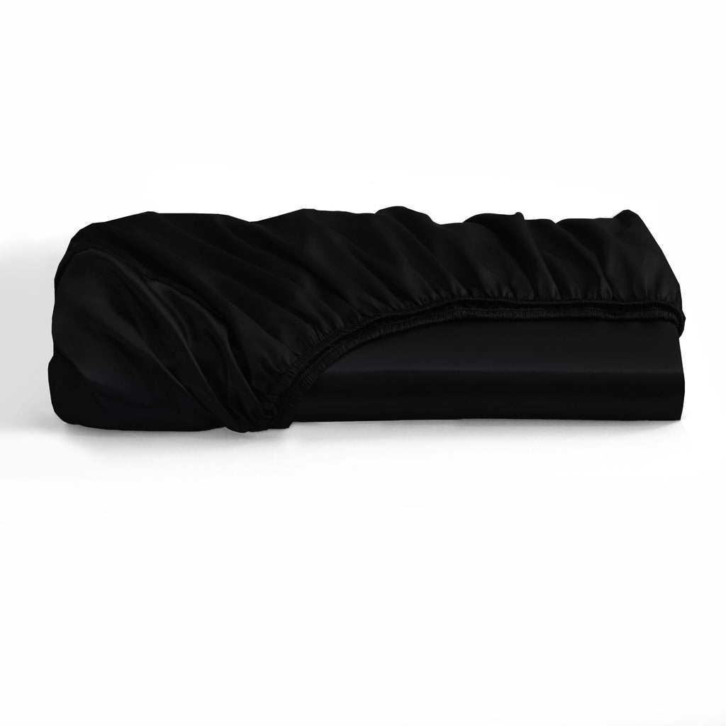 Luxury Satin Silk 6-Piece Bedding Set – Duvet Cover, Fitted Sheet & Pillowcases – Hotel-Style Soft, Elegant Bed Linen UK Sizes