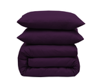 MillPrice Luxury 3-Piece Microfibre Duvet Cover Set – Single, Double, King & Super King