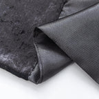 Crushed Velvet Panel Faux Satin Silk Cushion Covers - Soft, Durable, & Stylish - Pack of 2