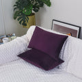 Luxury Velvet Cushion Cover | Soft Decorative Lumbar Pillow Cover for Sofa, Bed & Living Room | 30 x 51 cm