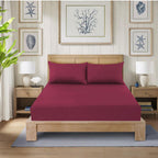 Extra Deep 25 cm Luxury Fitted Sheets - Plain Dyed, Shrinkage and Fade Resistant Bottom Sheet