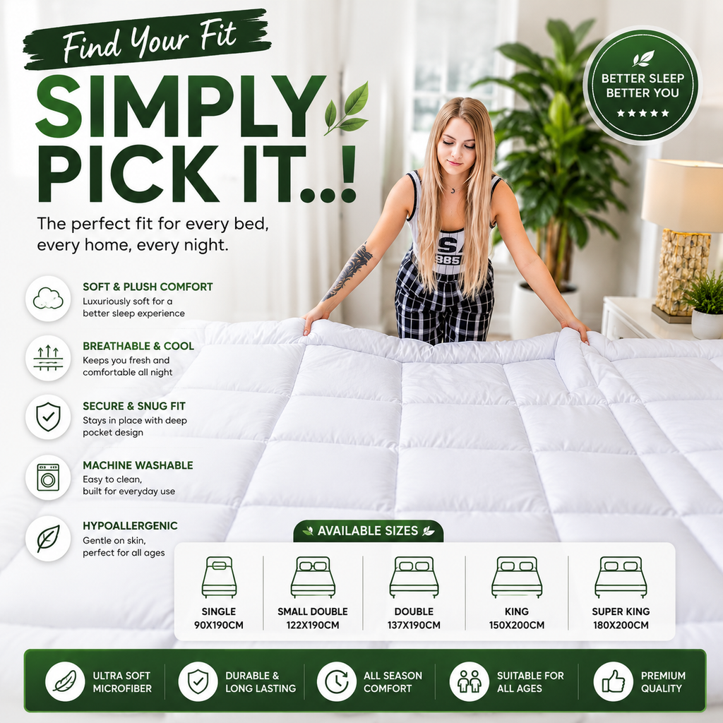 MillPrice Mattress Topper – Soft Material Comfort Layer