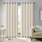 Blackout Curtains – Thermal Insulated Eyelet Panel Pair for Complete Light Blocking