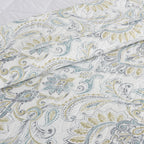 3 Piece Luxury Quilted Bedspread Set – Reversible Floral Patchwork Bedspread with Pillow Shams | Soft Microfibre Bed Throw for Double & King Size Beds