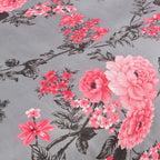 MillPrice Obsidian Marble Luxe Microfiber 4-Piece Bedding Set – Duvet Cover, Fitted Sheet & 2 Pillowcases