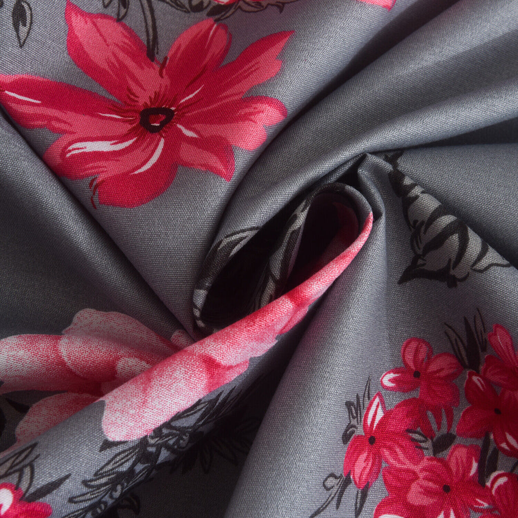 MillPrice Obsidian Marble Luxe Microfiber 4-Piece Bedding Set – Duvet Cover, Fitted Sheet & 2 Pillowcases