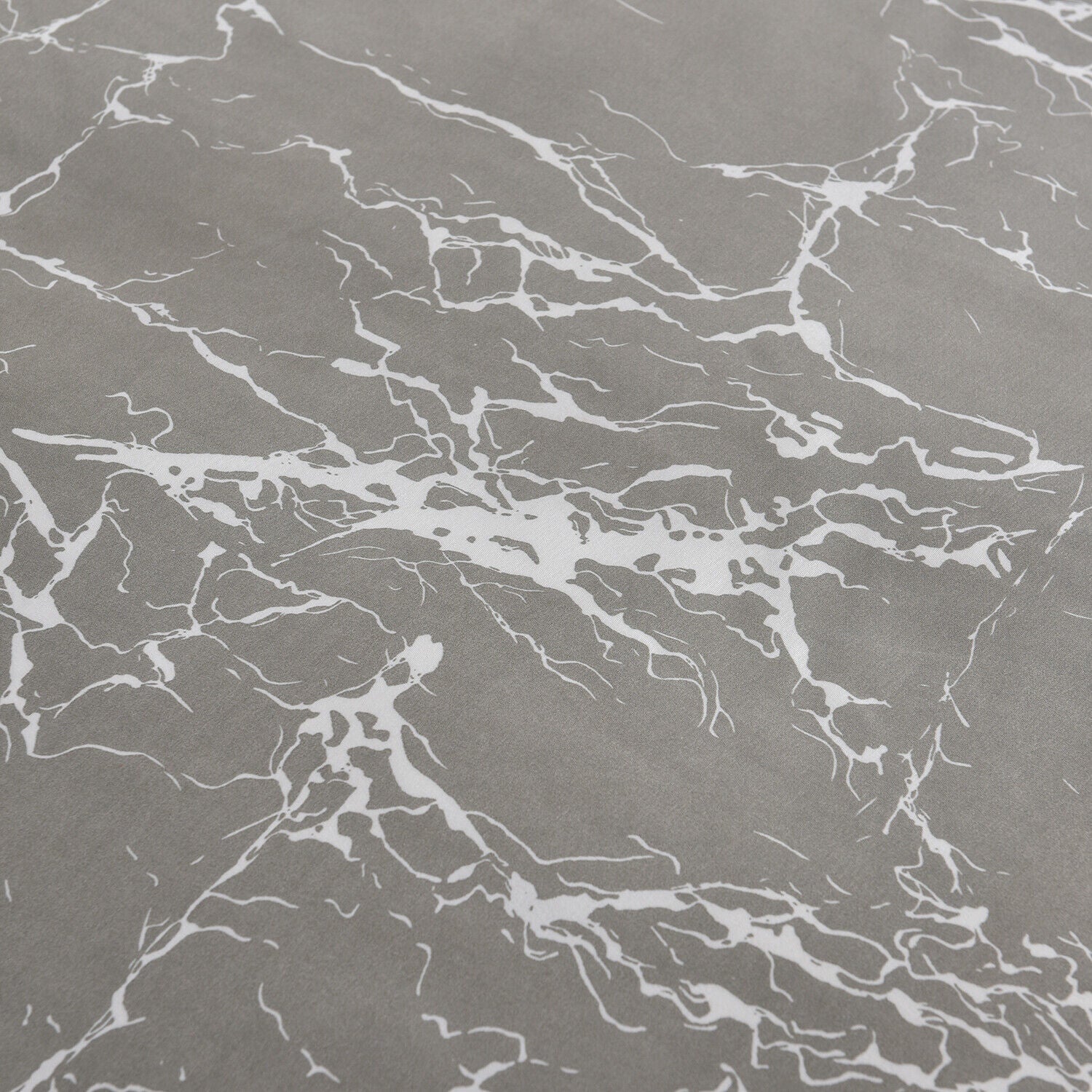 MillPrice Obsidian Marble Luxe Microfiber 4-Piece Bedding Set – Duvet Cover, Fitted Sheet & 2 Pillowcases