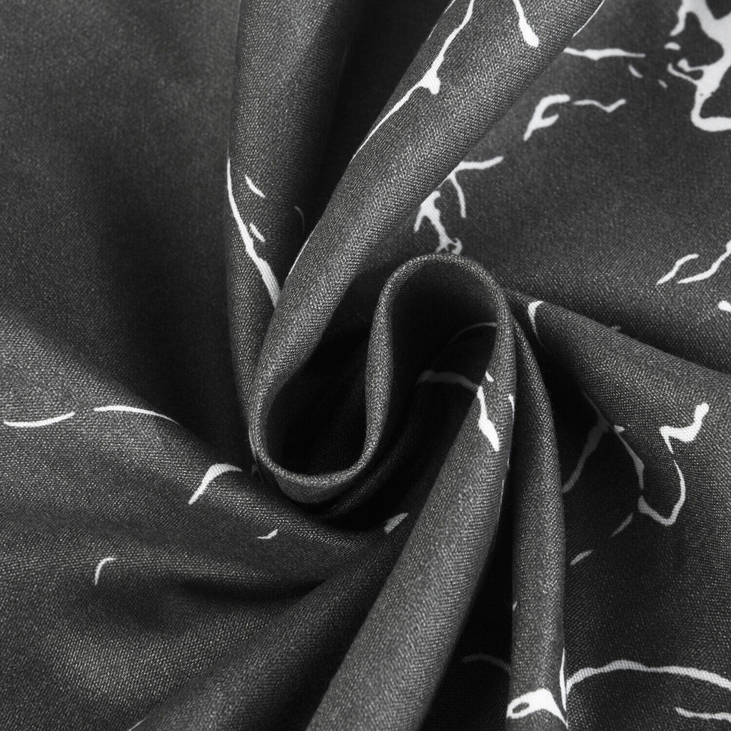 MillPrice Obsidian Marble Luxe Microfiber 4-Piece Bedding Set – Duvet Cover, Fitted Sheet & 2 Pillowcases