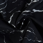 MillPrice Obsidian Marble Luxe Microfiber 4-Piece Bedding Set – Duvet Cover, Fitted Sheet & 2 Pillowcases