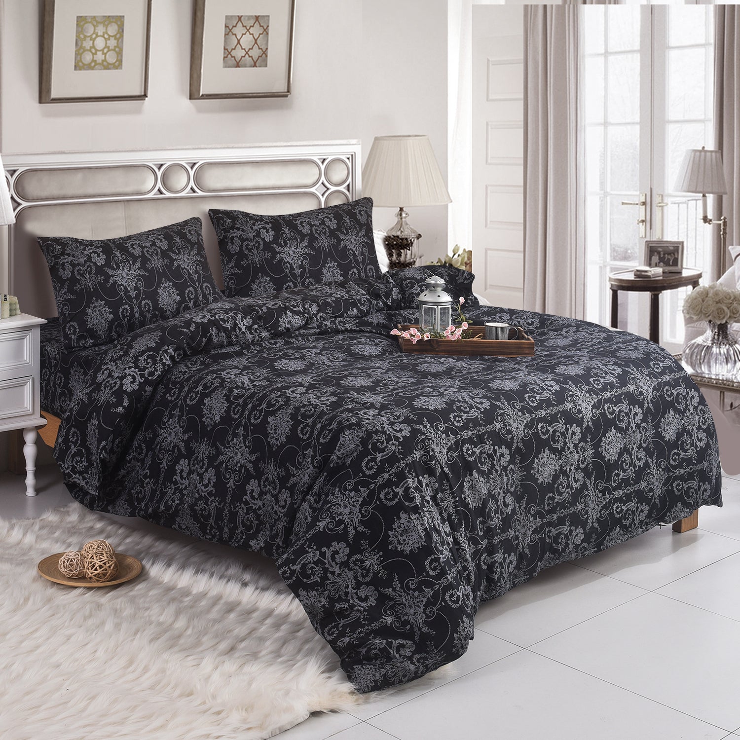 MillPrice 4-Piece Bedding Set – Refined Comfort in Signature Designs