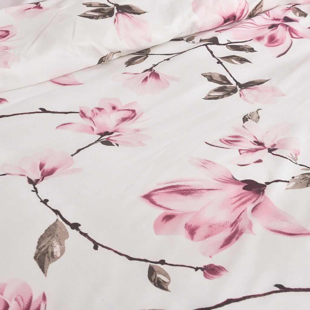 MillPrice Obsidian Marble Luxe Microfiber 4-Piece Bedding Set – Duvet Cover, Fitted Sheet & 2 Pillowcases