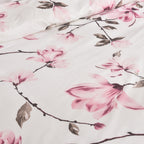 MillPrice Obsidian Marble Luxe Microfiber 4-Piece Bedding Set – Duvet Cover, Fitted Sheet & 2 Pillowcases