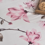 MillPrice Obsidian Marble Luxe Microfiber 4-Piece Bedding Set – Duvet Cover, Fitted Sheet & 2 Pillowcases